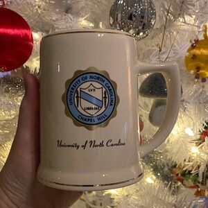 University of North Carolina vintage Cream Mug